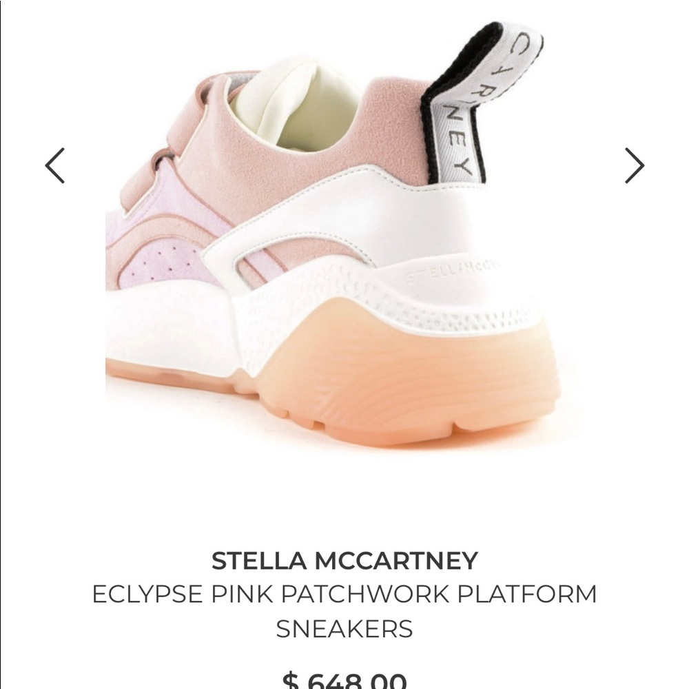 Stella Mccartney Eclypse Pink Patchwork Sneakers - image 2